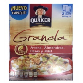 Pepsico Granola avena almendras pasas y miel Quaker 1.7K - KOZ-Despensaenlinea