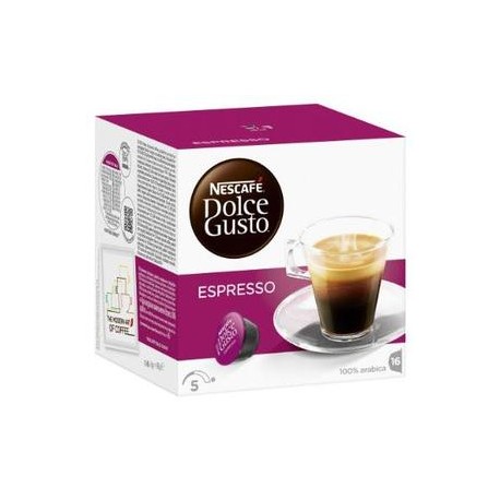 Nestlé Caja café Dolce Gusto cápsula Expresso 16C/96G/3C-Despensaenlinea