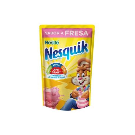 Nestlé Caja Nesquik de Fresa en Bolsa 357G/12P-Despensaenlinea