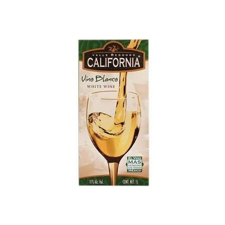 MayoreoTotal Caja Vino California Blanco Tetrabrick 12P/1L-Despensaenlinea