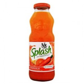 Campbell's Caja Jugo Splash Sabor Zanaranja 500M/12P-Despensaenlinea