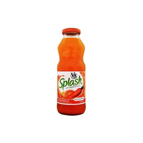 Campbell's Caja Jugo Splash Sabor Zanaranja 500M/12P-Despensaenlinea