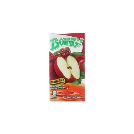 Pascual Caja bebida Boing sabor manzana 500M/24P-Despensaenlinea