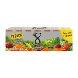 Herdez Jugo 8 Verduras Herdez 12P/335M - ZK-Despensaenlinea