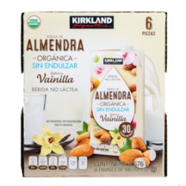 Kirkland Kirkland Signature Bebida de almendra orgánica sabor vainilla 6P/946M - KOZ-Despensaenlinea