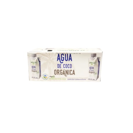 Calahua Agua de coco orgánico 18P/330M - KOZ-Despensaenlinea