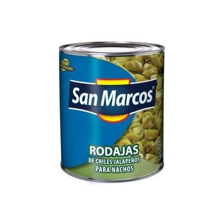 San Marcos Media Caja Chiles Jalapeños Rodajas 2.8K/3P-Despensaenlinea