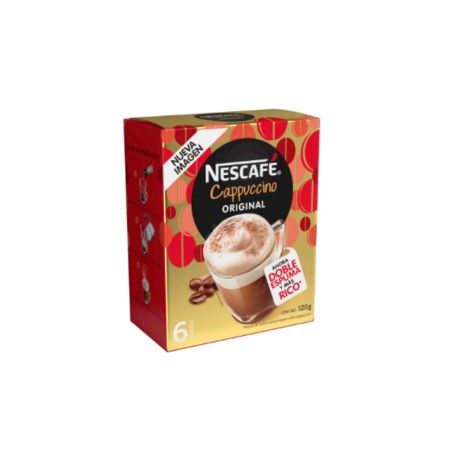 Nestlé Polvo para preparar cappuccino original Nescafe 120G - KOZ-Despensaenlinea