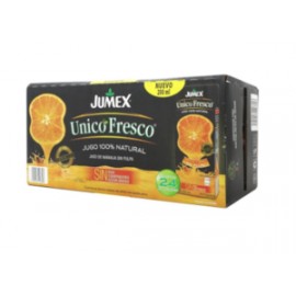 Jumex Jugo de naranja único fresco 24P/200M - KOZ-Despensaenlinea