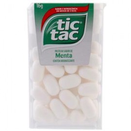 Ferrero Caja Dulce Macizo TicTac sabor menta 12B/12P-Despensaenlinea