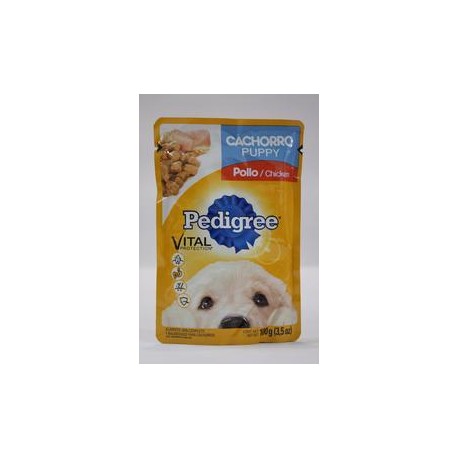 Effem Caja Pedigree Cachorro Pollo 100G/40P-Despensaenlinea