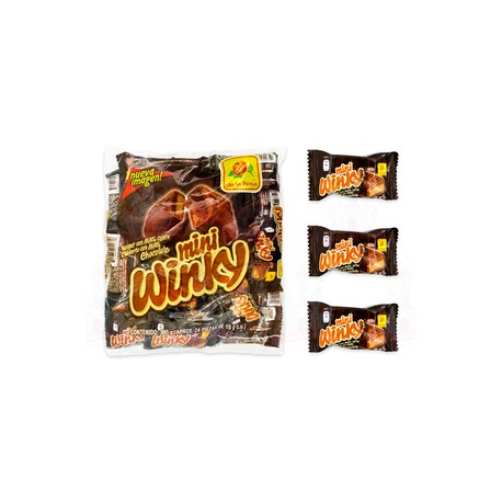 DeLaRosa Media Caja Chocolates Mini Winky 9C/24P-Despensaenlinea