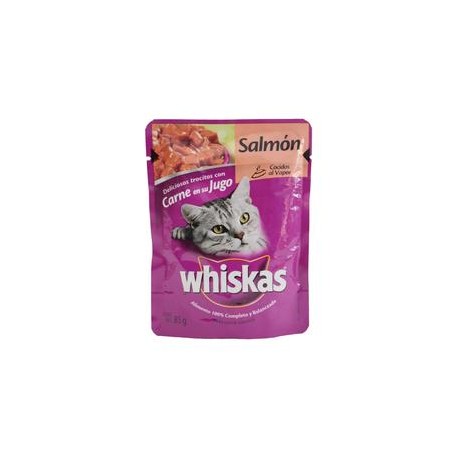 Mars Caja Whiskas Salmon 85G/8P-Despensaenlinea