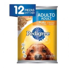 Effem Caja alimento para perro Pedigree molida de res 625G/12P-Despensaenlinea