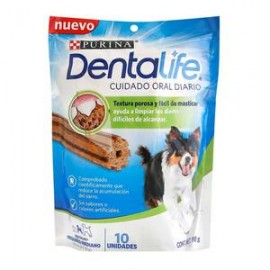 Nestlé Snack Cuidado Oral Purina DentaLife Razas Pequeñas/Medianas 10P - ZK-Despensaenlinea