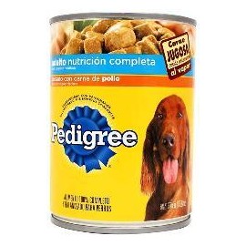 Effem Caja alimento para perro Pedigree trozo de res 625G/12P-Despensaenlinea