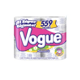 Kimberly Clark Bulto papel higiénico Vogue 559H/10P/4R-Despensaenlinea