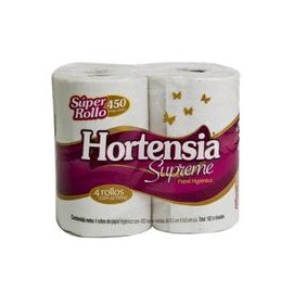 Fabrica de Papel San Francisco Bulto Papel Higiénico Hortensia Supreme Rosa 450H/24P/4R-Despensaenlinea