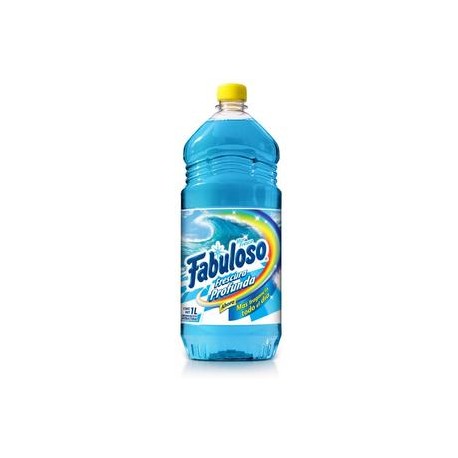 Colgate Palmolive Caja Limpiador Fabuloso Mar Fresco 1L/12P-Despensaenlinea