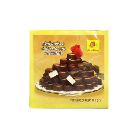 MayoreoTotal Caja bombón de corazon con chocolate La Rosa 20C/50P-Despensaenlinea