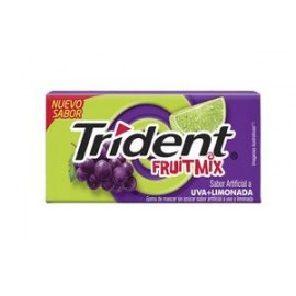 Mondelez Caja Chicle Trident Val U Pack Fruit Mix 12C/12P-Despensaenlinea