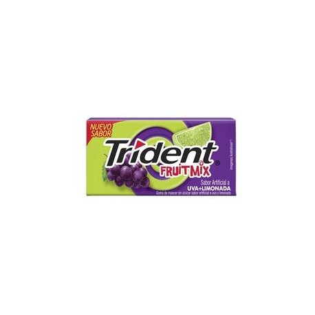 Mondelez Caja Chicle Trident Val U Pack Fruit Mix 12C/12P-Despensaenlinea