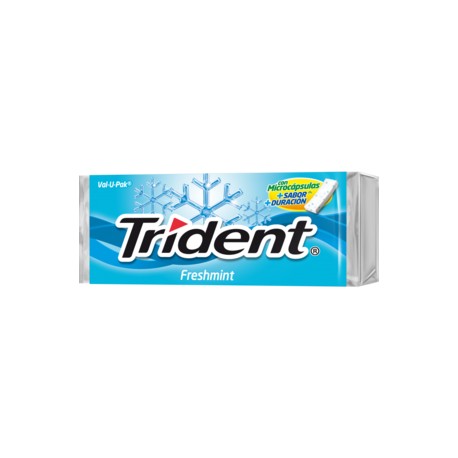 Mondelez Caja Chicle Trident Val U Pack Fresh Mint 12C/12P-Despensaenlinea