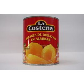 La Costeña Caja Duraznos en Mitades 820G/12P-Despensaenlinea