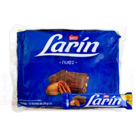 Nestlé Caja Chocolate Nestlé Larin Nuez 30EX/10P/24G-Despensaenlinea