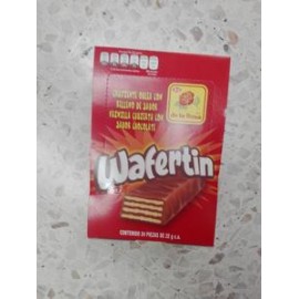 MayoreoTotal Caja Chocolate Wafertin La Rosa 24C/24P-Despensaenlinea