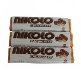 Arcor Caja de Chocolate Nikolo Cacahuate 16C/30P-Despensaenlinea