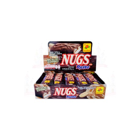 La Rosa Caja de Chocolate Nugs Recreo 20C/10P-Despensaenlinea