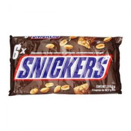 Effem Chocolate Snickers 6P - ZK-Despensaenlinea