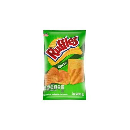 Pepsico Papas Sabritas Ruffles Queso 280G - ZK-Despensaenlinea