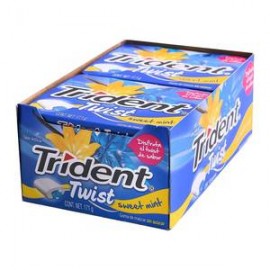 Mondelez Goma de Mascar Trident Twist Sweet Mint 10P - ZK-Despensaenlinea