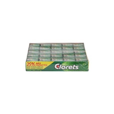 Mondelez Goma de Mascar Clorets 50C/4P - ZK-Despensaenlinea