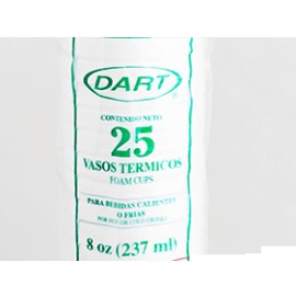 Dart Caja Vaso Térmico Dart No.8 40P/25V-Despensaenlinea