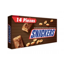 Mars Chocolates Snickers con cacahuate 14P - KOZ-Despensaenlinea