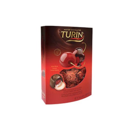 Turin Cereza cubierta de chocolate semi amargo Turin 420G - KOZ-Despensaenlinea