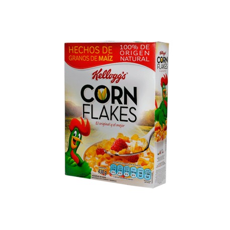 Kelloggs Media Caja Cereal Corn Flakes 400C/12P-Despensaenlinea