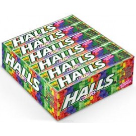 Mondelez Caja Dulces Halls Colors 30C/12P-Despensaenlinea