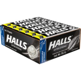 Mondelez Caja Dulces Halls extra strong 30C/12P-Despensaenlinea