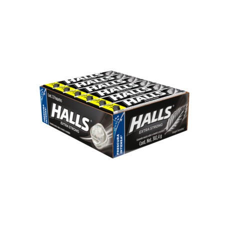 Mondelez Caja Dulces Halls extra strong 30C/12P-Despensaenlinea