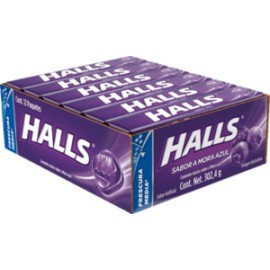 Mondelez Caja Dulces Halls mora azul 30C/12P-Despensaenlinea