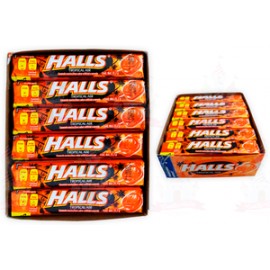 Mondelez Caja Dulces Halls tropical air 30C/12P-Despensaenlinea