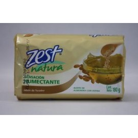 Unilever Caja jabón de tocador Zest Naturals de almendra y avena 150G/72P-Despensaenlinea