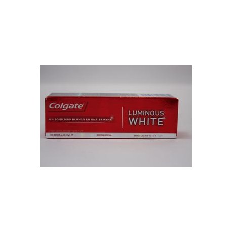 Colgate Palmolive Media Caja Pasta Dental Colgate Luminous White 22M/72P-Despensaenlinea