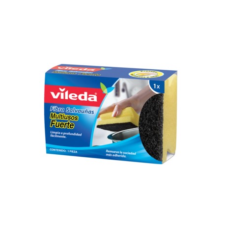 Vileda Caja fibra Fuerte Salvauñas Vileda 30P-Despensaenlinea