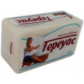 La Corona Caja Jabon de Lavanderia Tepeyac con Envoltura Blanco 400G/25P-Despensaenlinea