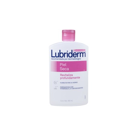 Johnson & Johnson Caja Crema Corporal Lubriderm para Piel Seca 400M/12P-Despensaenlinea